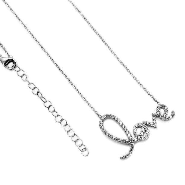 Dainty "Love" CZ Necklace - Allyanna GiftsNECKLACE
