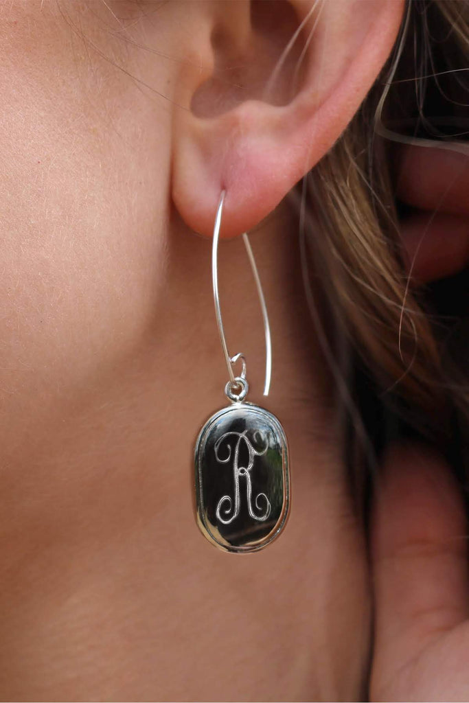 Elegant Oval German Silver Earrings - Allyanna GiftsEARRINGS