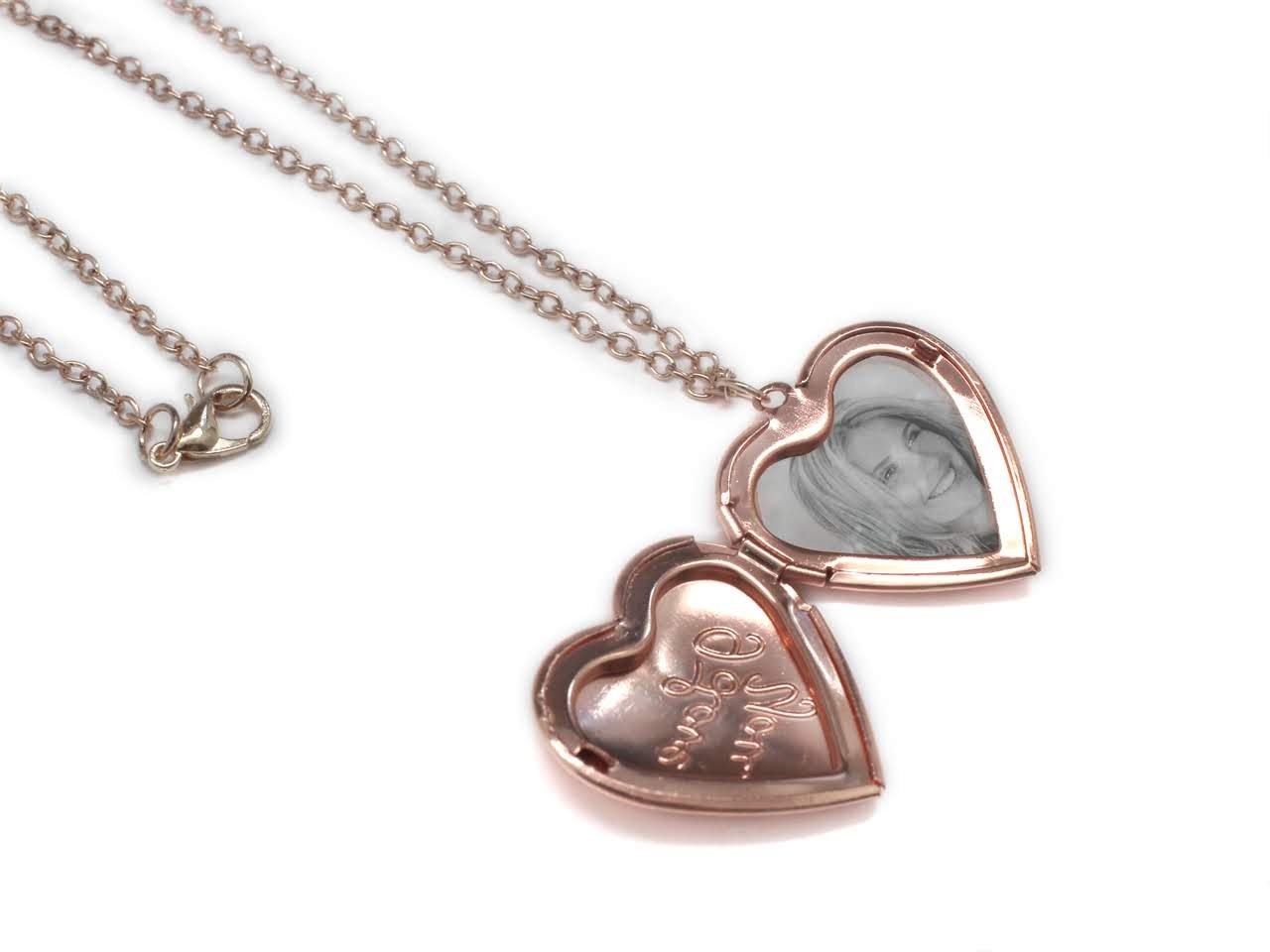 "I Love You" Photo Necklace - Allyanna GiftsNECKLACE