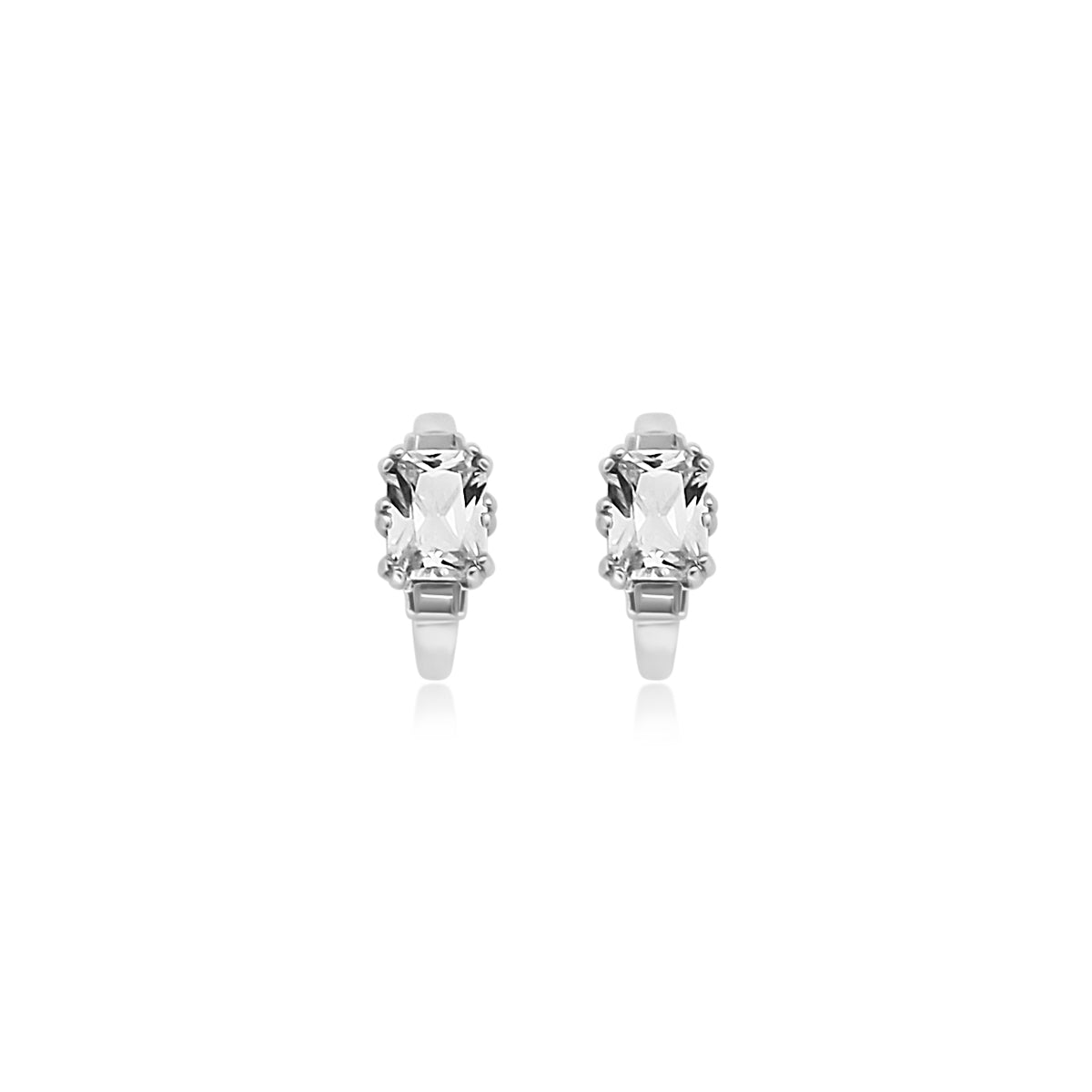 Large CZ Cuff Earrings - Allyanna Gifts