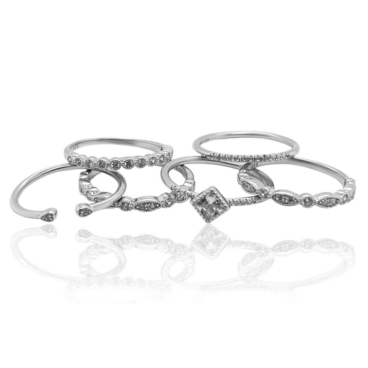 Marbella Stackable Ring Set - Allyanna Gifts