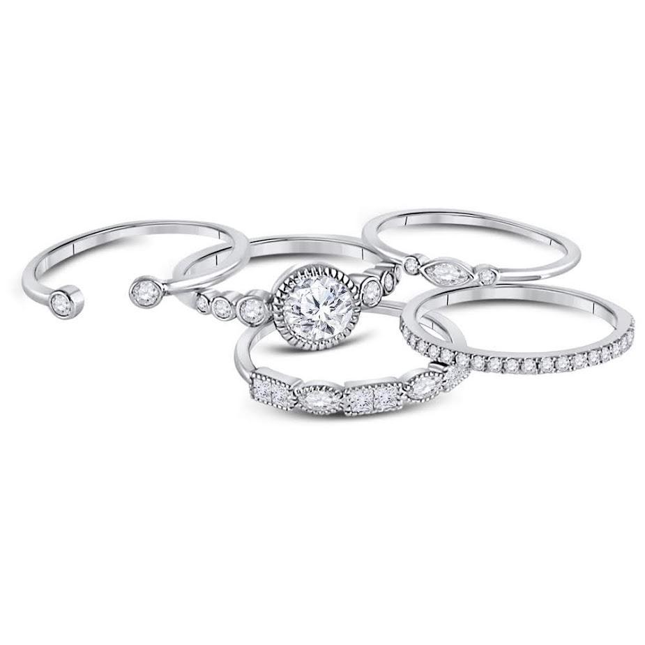 Melina Stackable Ring Set - Allyanna GiftsRINGS