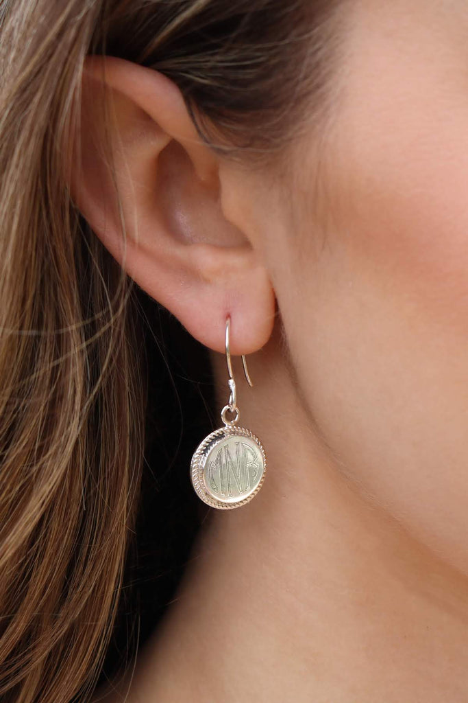 Rope Detail German Silver Earrings - Allyanna GiftsEARRINGS