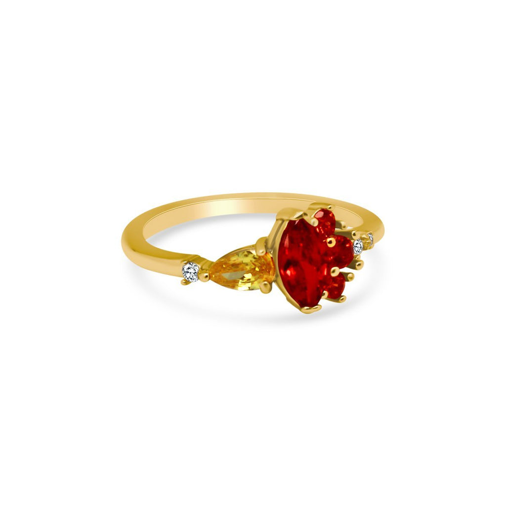 Ruby Gemstone Ring - Allyanna GiftsRINGS