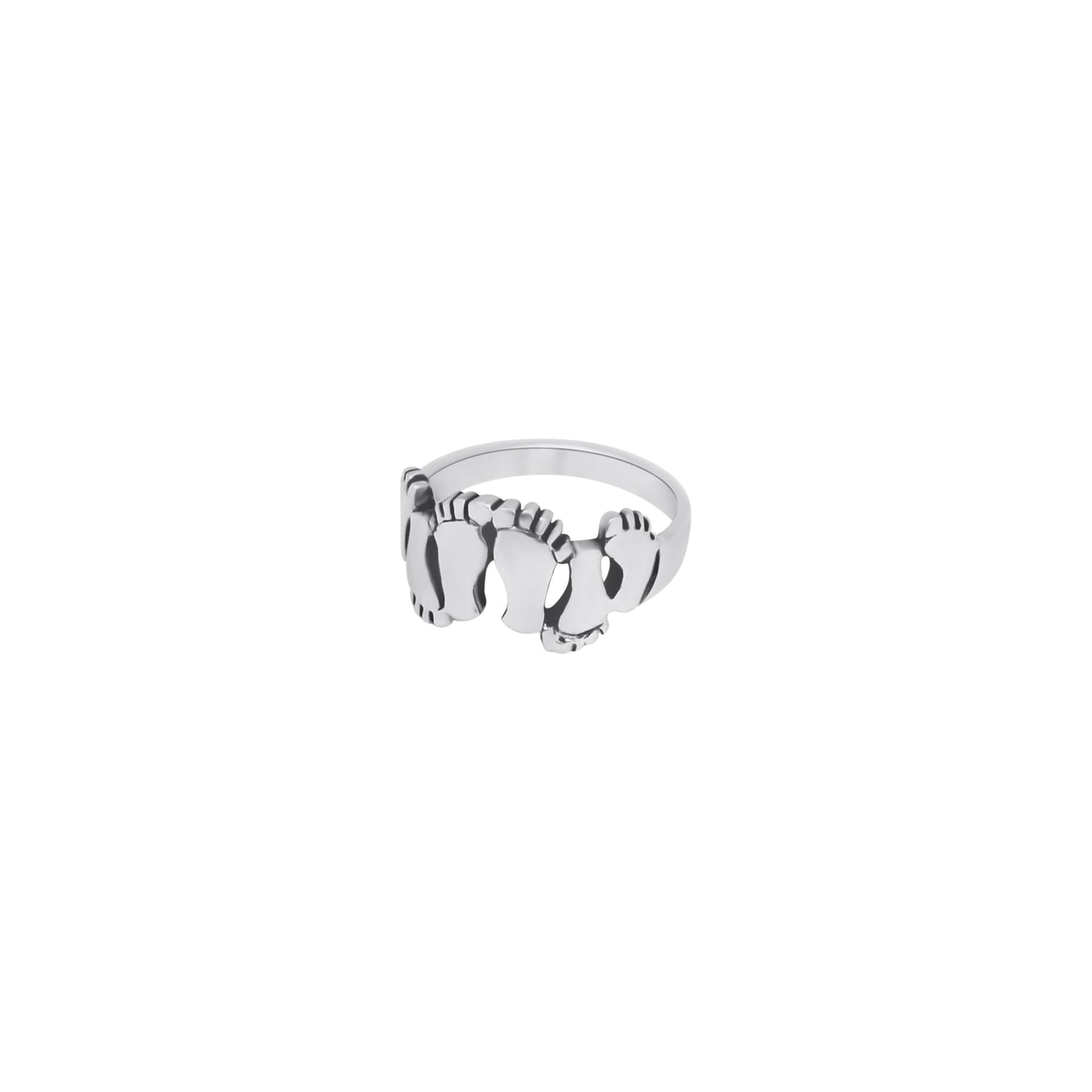 Sterling Silver Baby Feet Ring - Allyanna GiftsRINGS