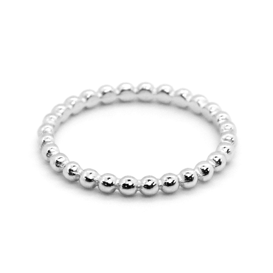 Sterling Silver Beaded Ring - Allyanna GiftsRINGS
