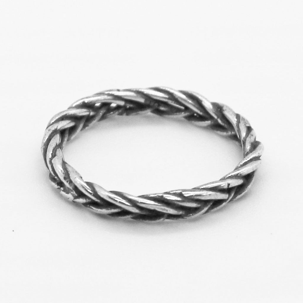 Sterling Silver Braided Rope Ring - Allyanna GiftsRINGS