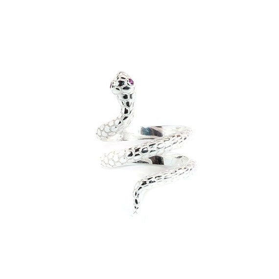 Sterling Silver Serpent Ring - Allyanna GiftsJEWELRY
