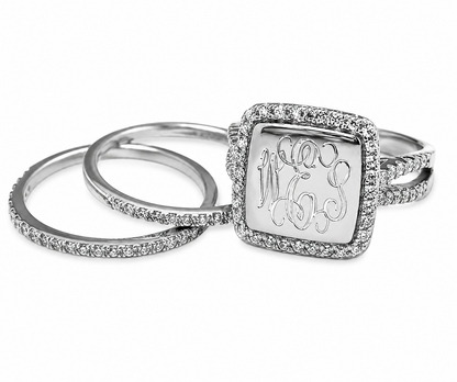 Sterling Silver Stackable Sawyer Ring