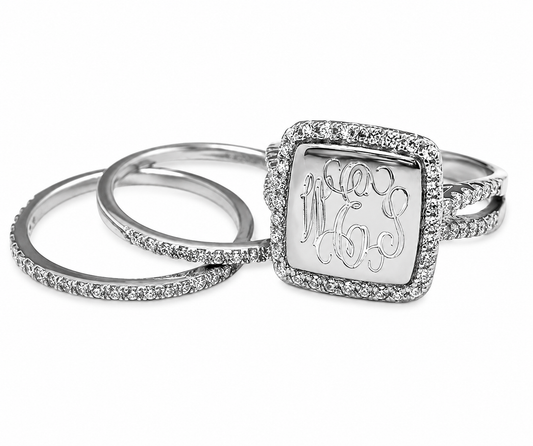 Sterling Silver Stackable Sawyer Ring