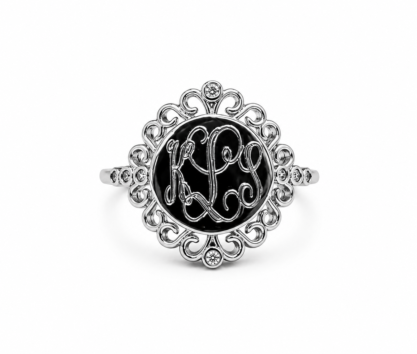 Sterling Silver Engravable Sutton Ring
