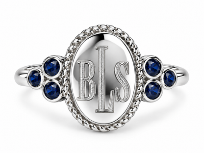 Sterling Silver River Ring