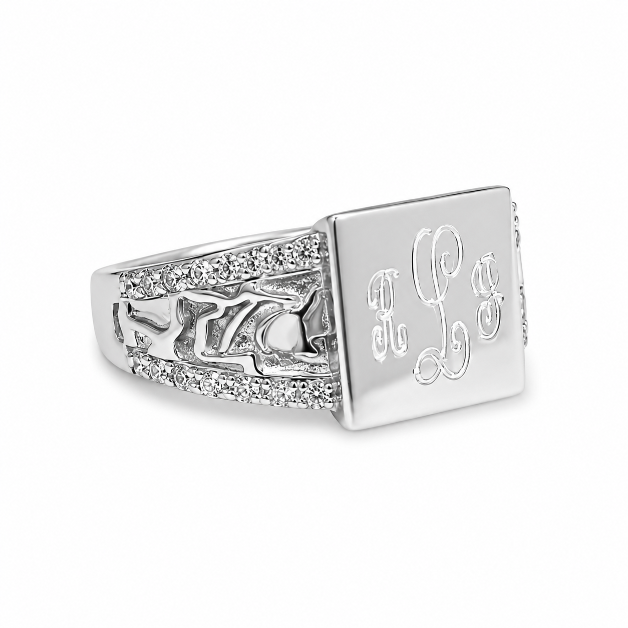 Sterling Silver Engravable Destiny Ring