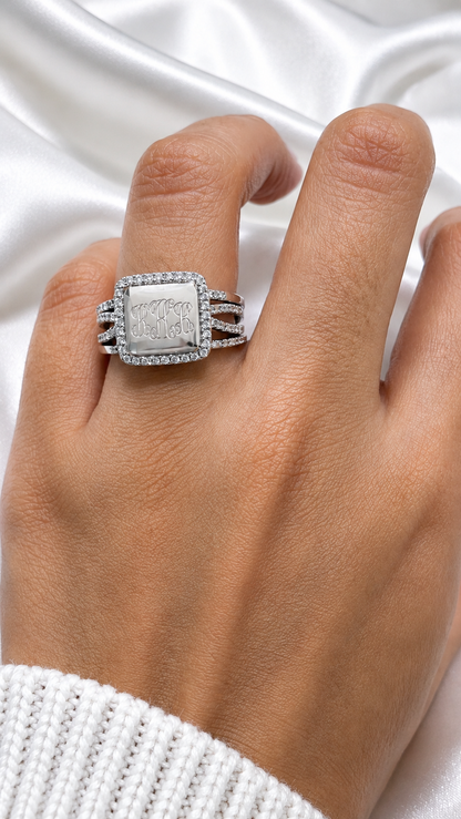 Sterling Silver Stackable Sawyer Ring