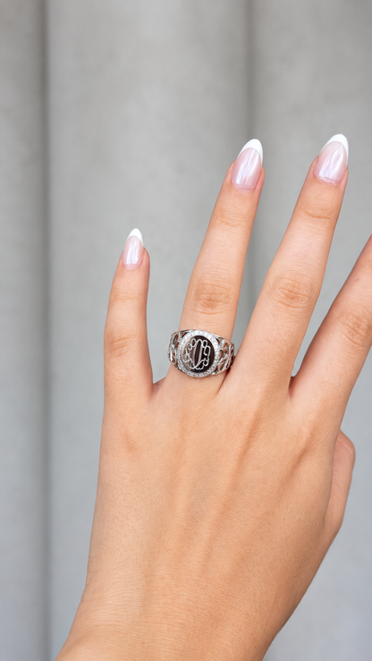 Sterling Silver Engravable Bailey Ring