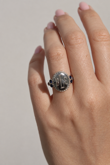 Sterling Silver River Ring