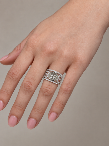 Sterling Silver Scarlet Ring