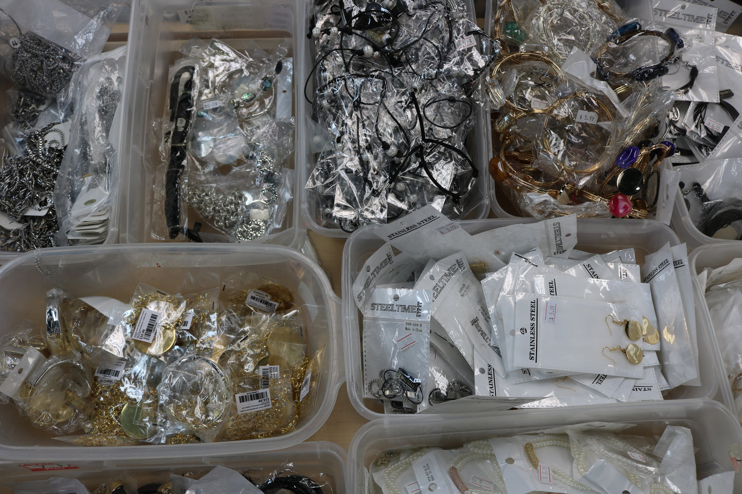 Mystery Jewelry Jar – Stainless Steel & Fashion Jewelry with Stones | Surprise Gift Box