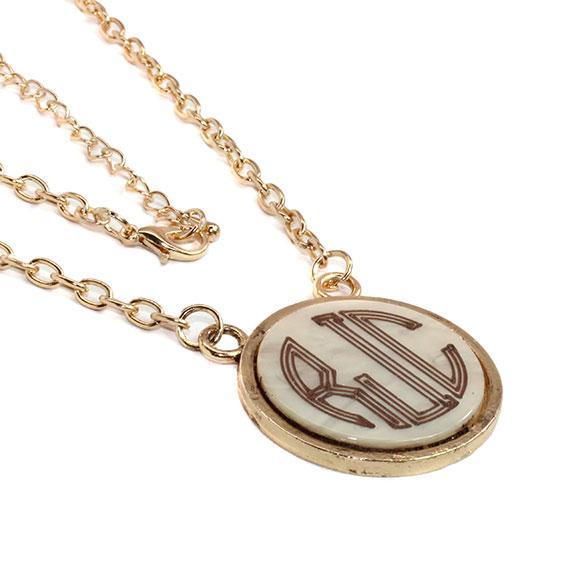 Trendy Marble Engravable Necklaces