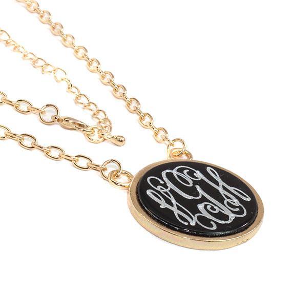 Trendy Marble Engravable Necklaces