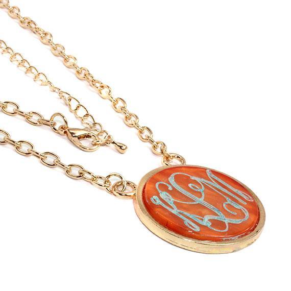 Trendy Marble Engravable Necklaces