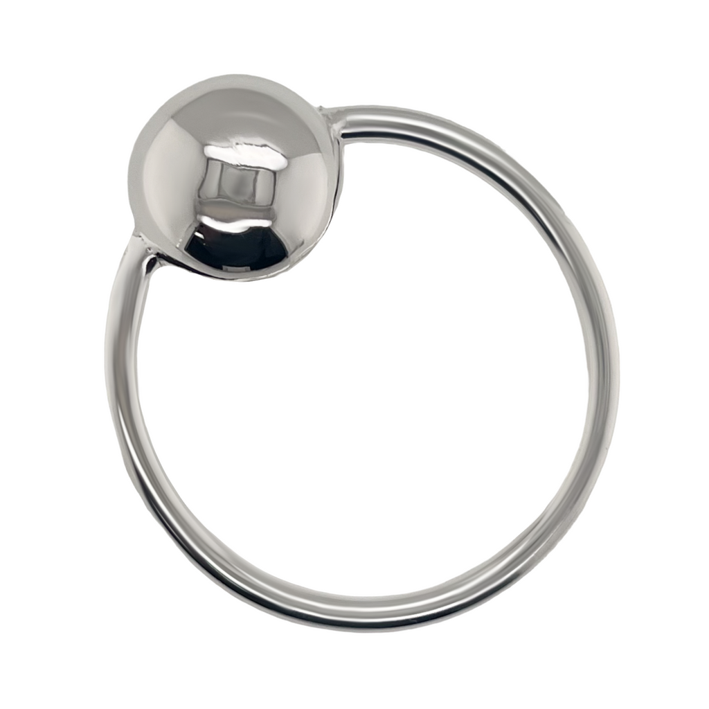 German Silver Baby Rattle Ring