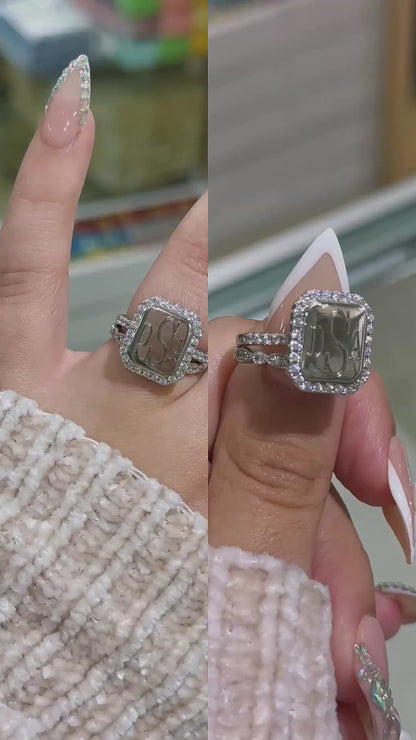 Monogram Avery Ring
