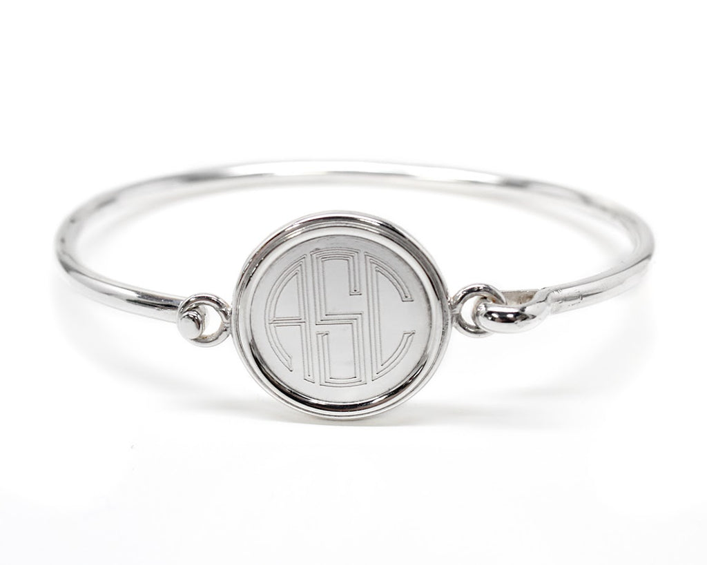 German Silver Engravable Round Bangle