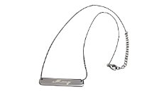 Sterling Silver Small Bar Necklaces (35 mm x 4 mm) - Allyanna GiftsMONOGRAM + ENGRAVING