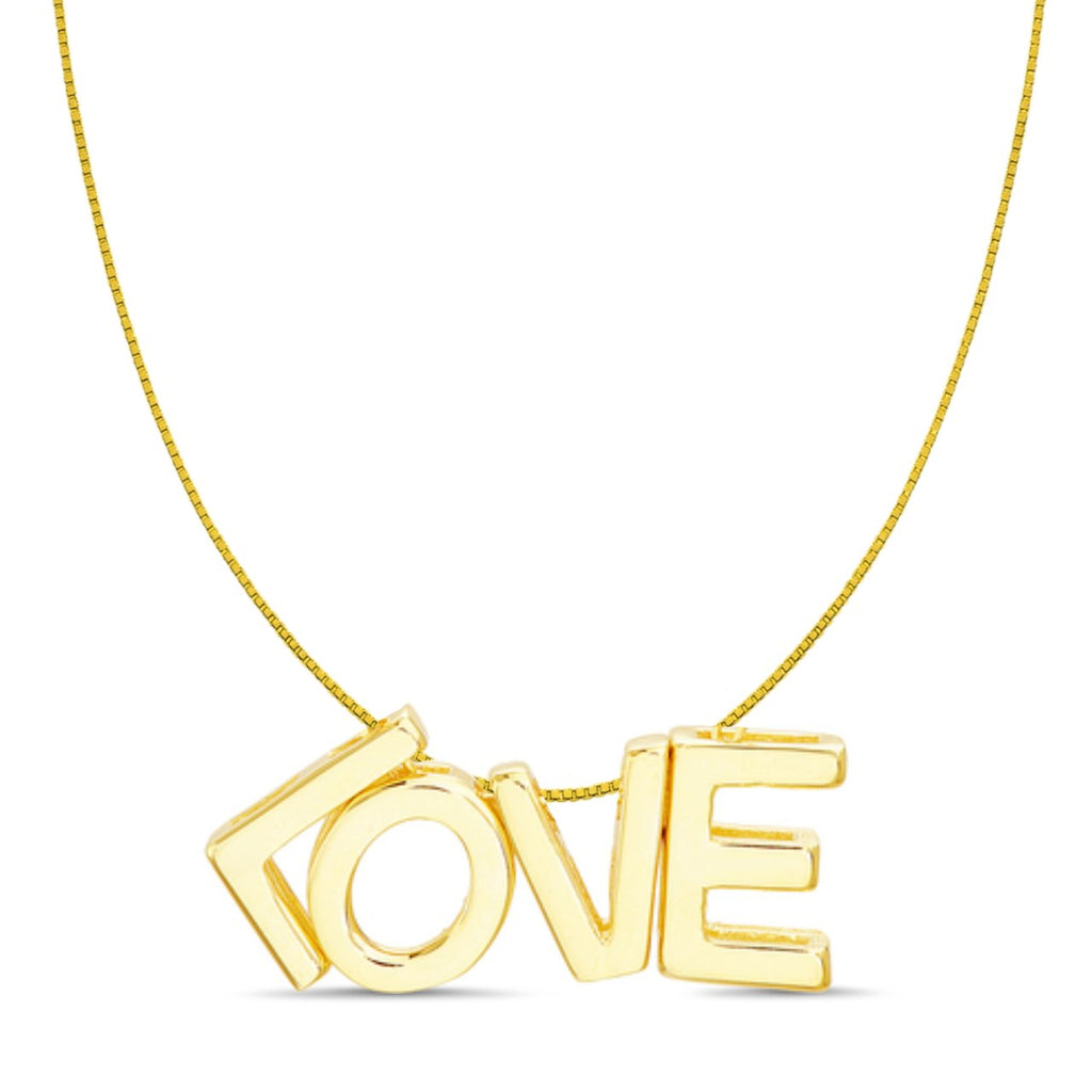 925 Sterling Silver "LOVE" Necklace - Allyanna Gifts