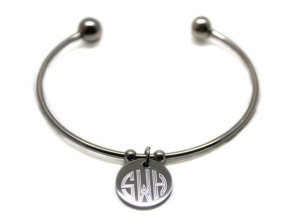 Stainless Steel Ball and Disc Bracelet - Allyanna Gifts