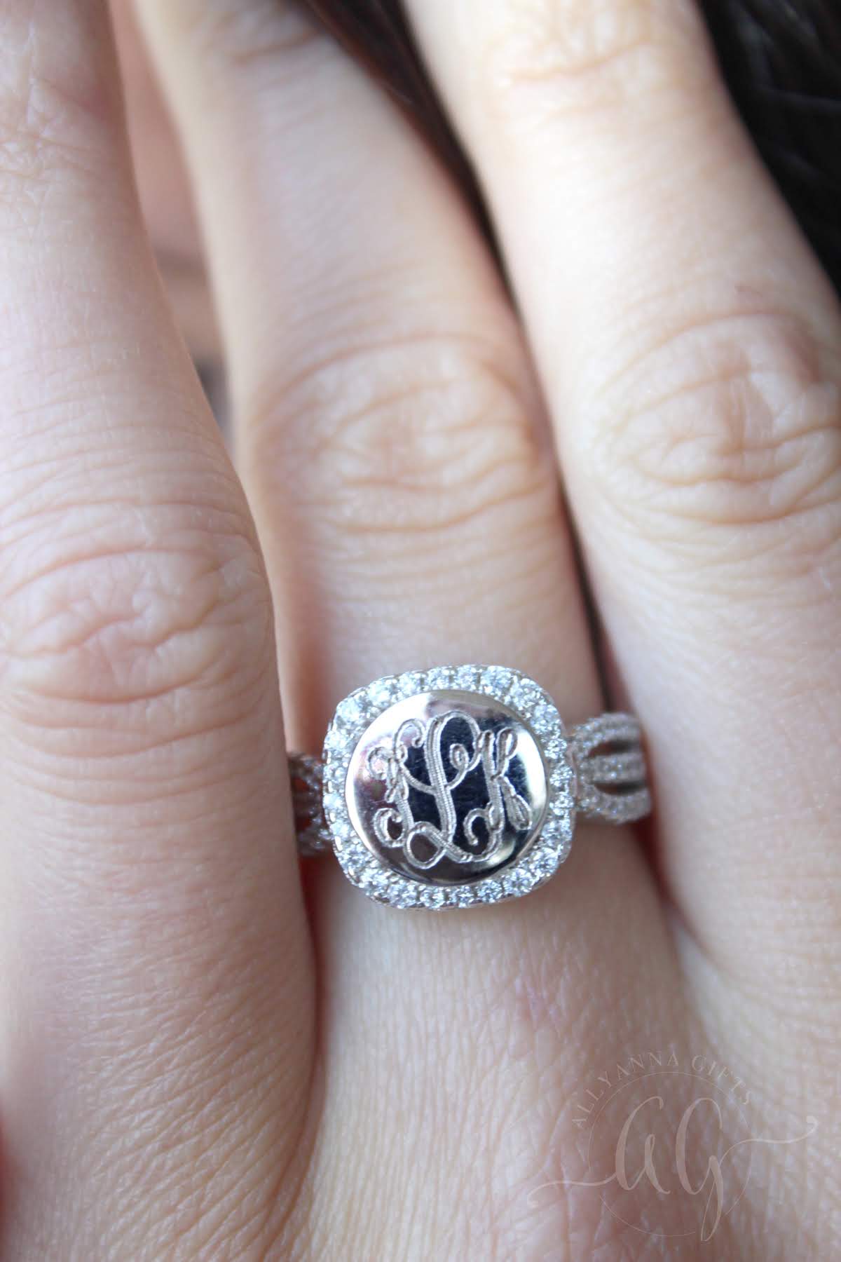 Ali Ring - Allyanna GiftsMONOGRAM + ENGRAVING
