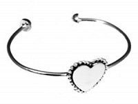 Beading Design Heart Baby Bangle - Allyanna GiftsGIFTS