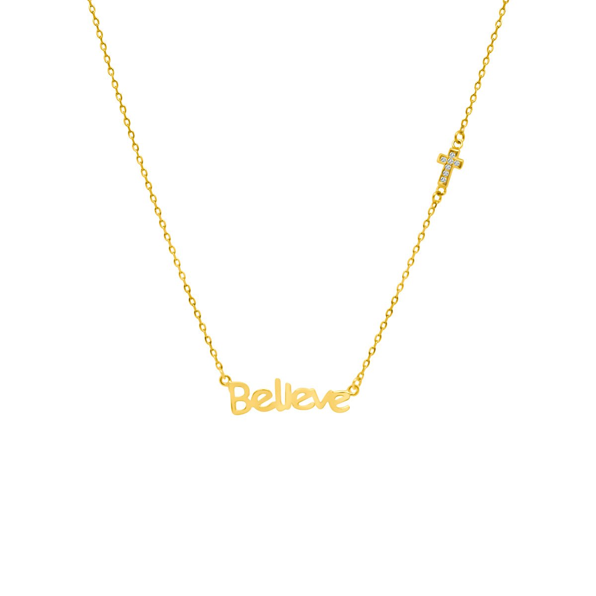 "Believe" Necklace - Allyanna GiftsNECKLACE