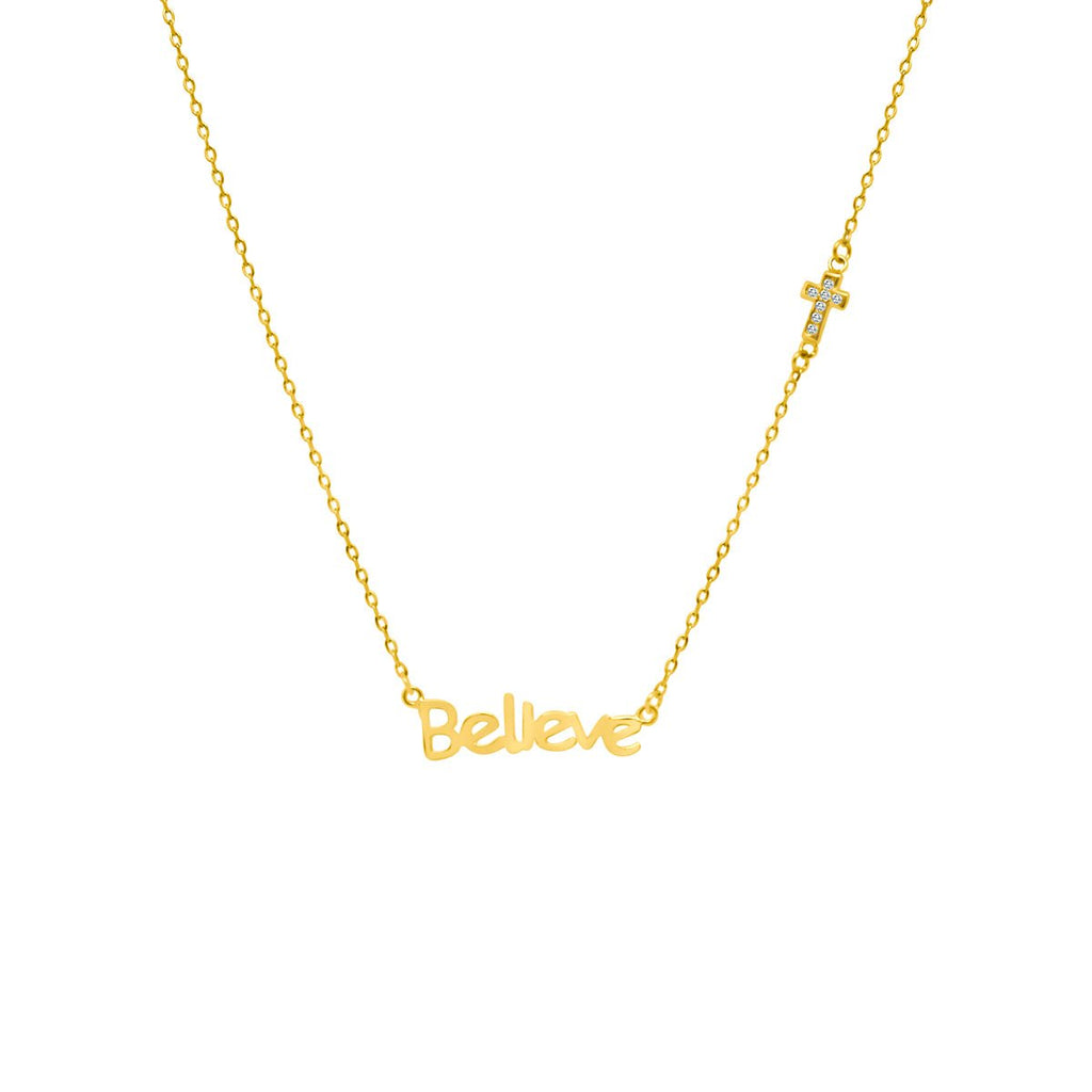 "Believe" Necklace - Allyanna GiftsNECKLACE