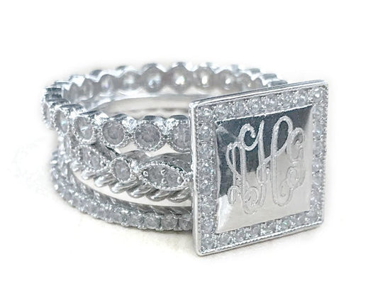 Camille Ring - Allyanna GiftsMONOGRAM + ENGRAVING