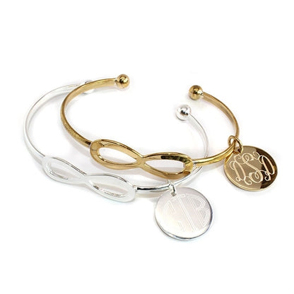 Trendy Infinity Engraved Bracelet - Allyanna Gifts
