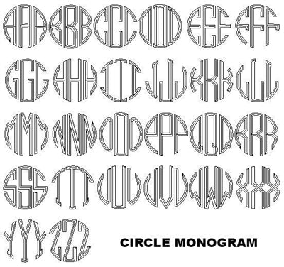 Circle Rope Monogram Earrings - Allyanna GiftsMONOGRAM + ENGRAVING