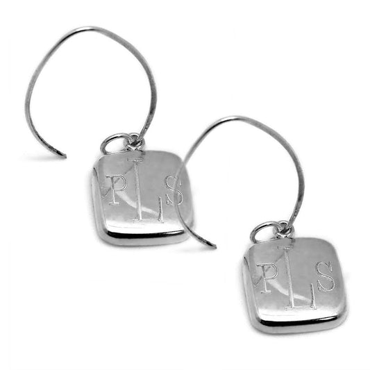 Classic Square German Silver Earrings - Allyanna GiftsEARRINGS
