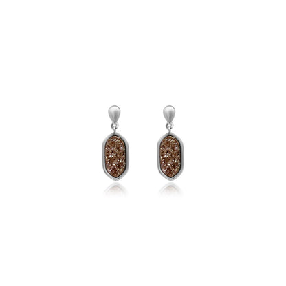 Color Druzy Earrings - Allyanna Gifts