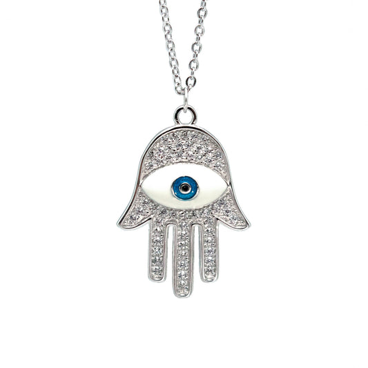 CZ Hamsa Necklace - Allyanna GiftsNECKLACE