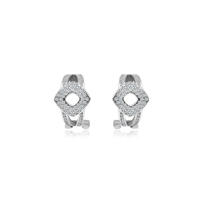CZ Intertwined Cuff Earrings - Allyanna Gifts