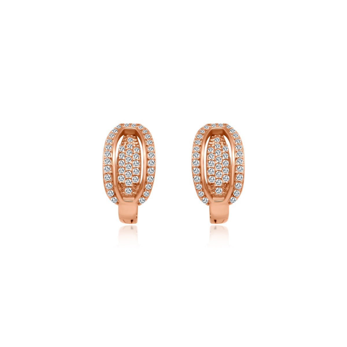 CZ Lever Back Cuff Earrings - Allyanna Gifts