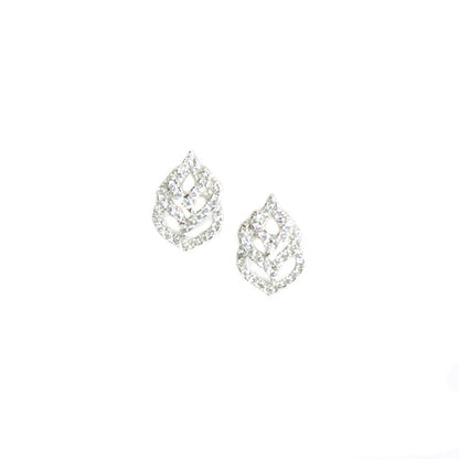 CZ Stone Leaf Earrings and Pendant - Allyanna GiftsJEWELRY