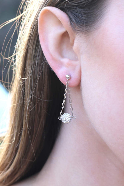 Dangly Chain Post Earrings - Allyanna GiftsEARRINGS