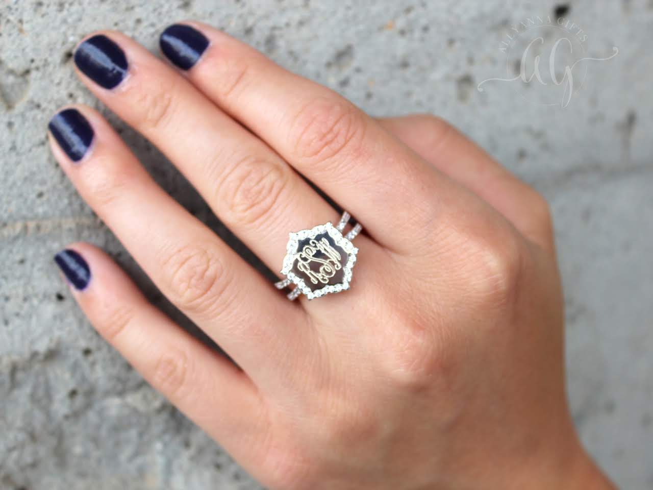 Danielle Ring - Allyanna GiftsMONOGRAM + ENGRAVING