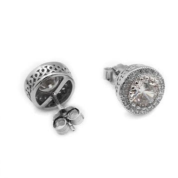 Detailed CZ Post Earring - Allyanna GiftsEARRINGS
