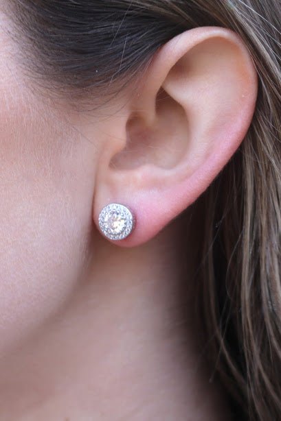 Detailed CZ Post Earring - Allyanna GiftsEARRINGS