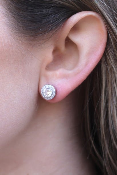 Detailed CZ Post Earring - Allyanna GiftsEARRINGS