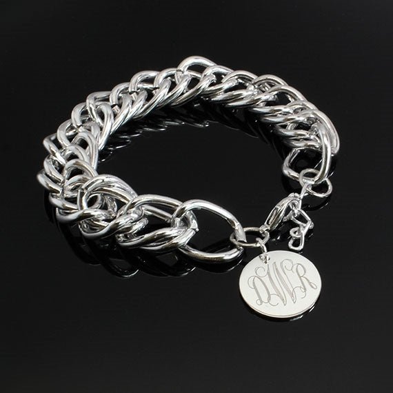 Double Link Chain Charm Bracelet - Allyanna GiftsJEWELRY